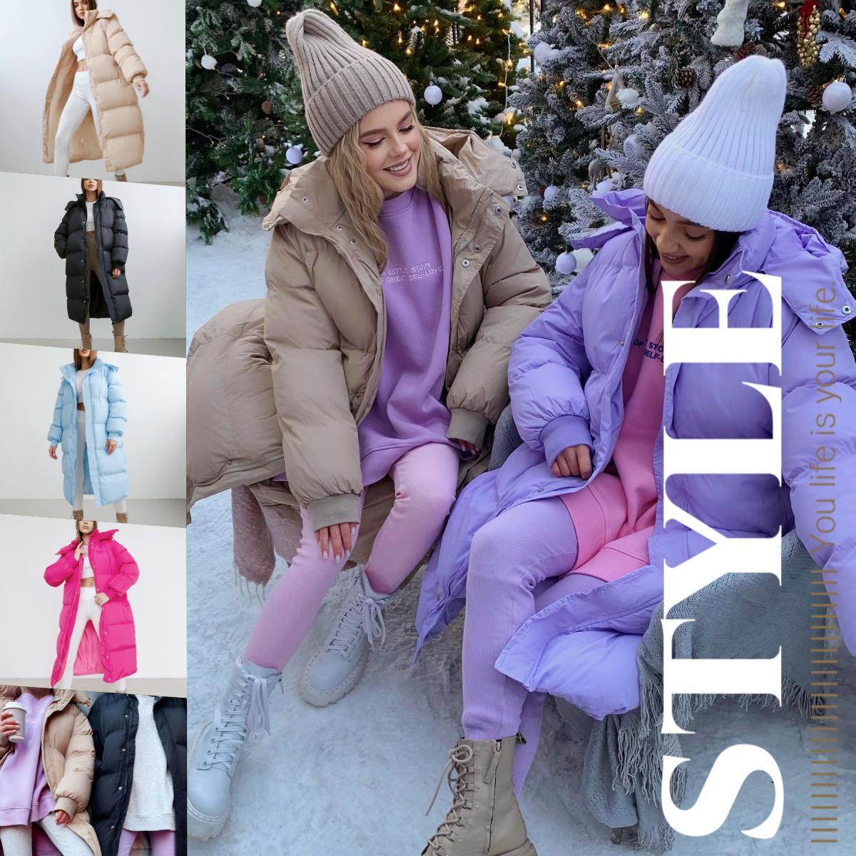 Women's Casual Autumn And Winter Long Loose-fitting Jacket