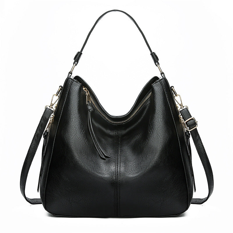 Hobos Zipper Bucket Bag With Adjustable Shoulder-strap Handbag For Women