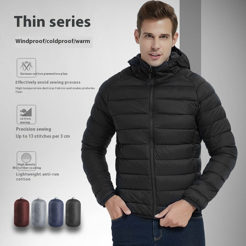 Men's Portable Lightweight Hooded Jacket