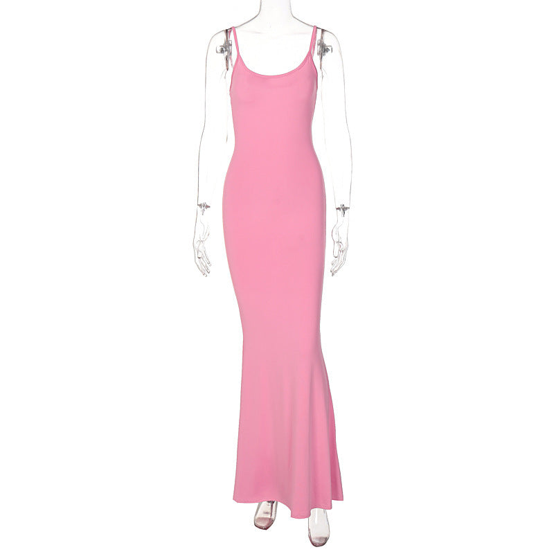 Maxi Spaghetti Strap Dress For Women