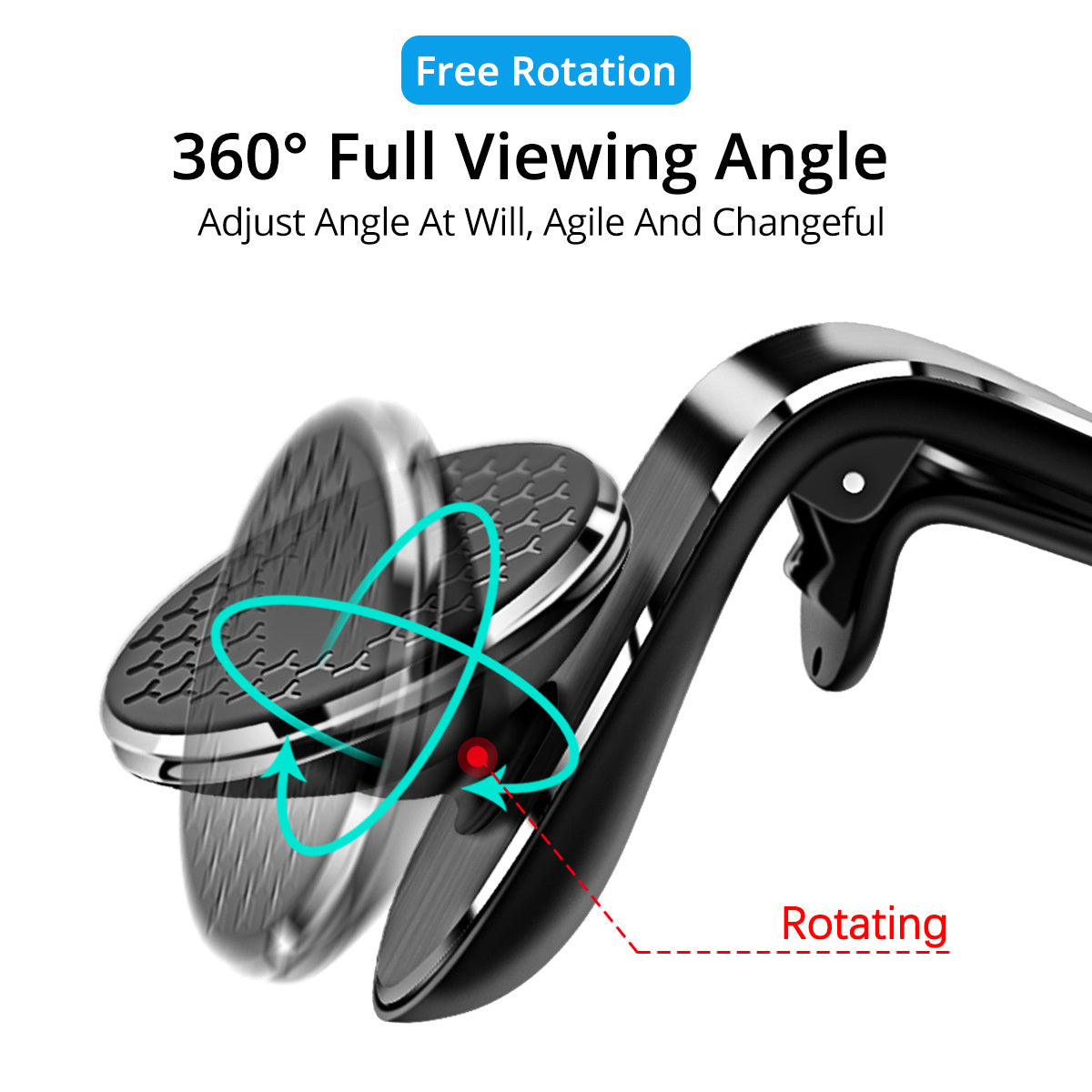 Magnetic Car Phone Holder With Air Vent Magnet