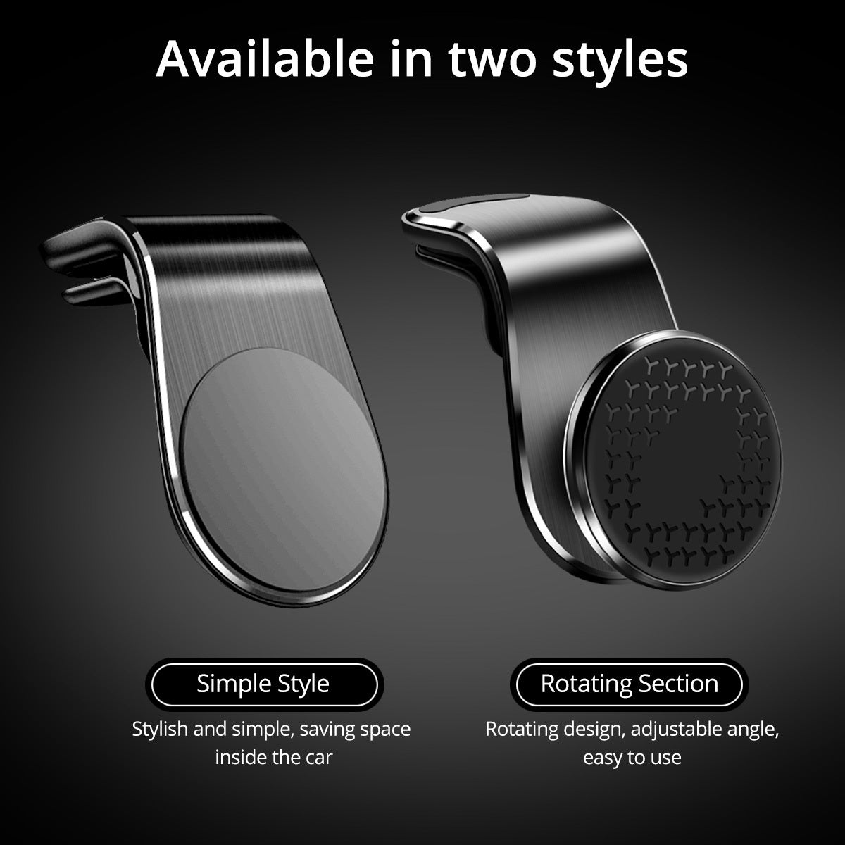 Magnetic Car Phone Holder With Air Vent Magnet