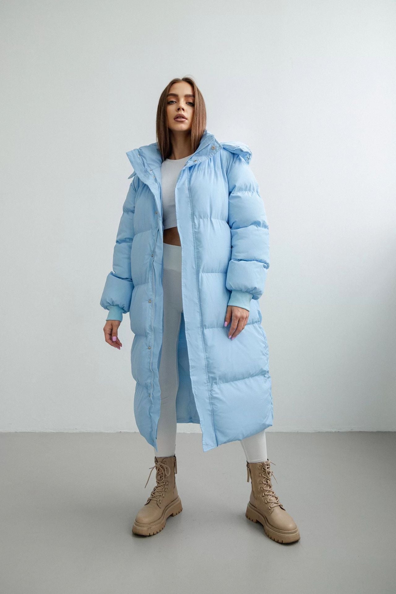Women's Casual Autumn And Winter Long Loose-fitting Jacket