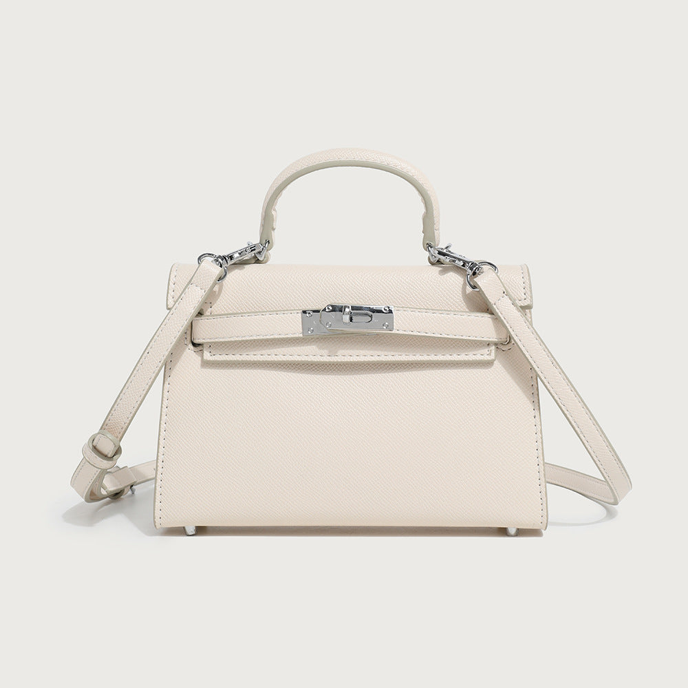 Elegant Minimalist PU Leather Handbag Crossbody Bag For Women