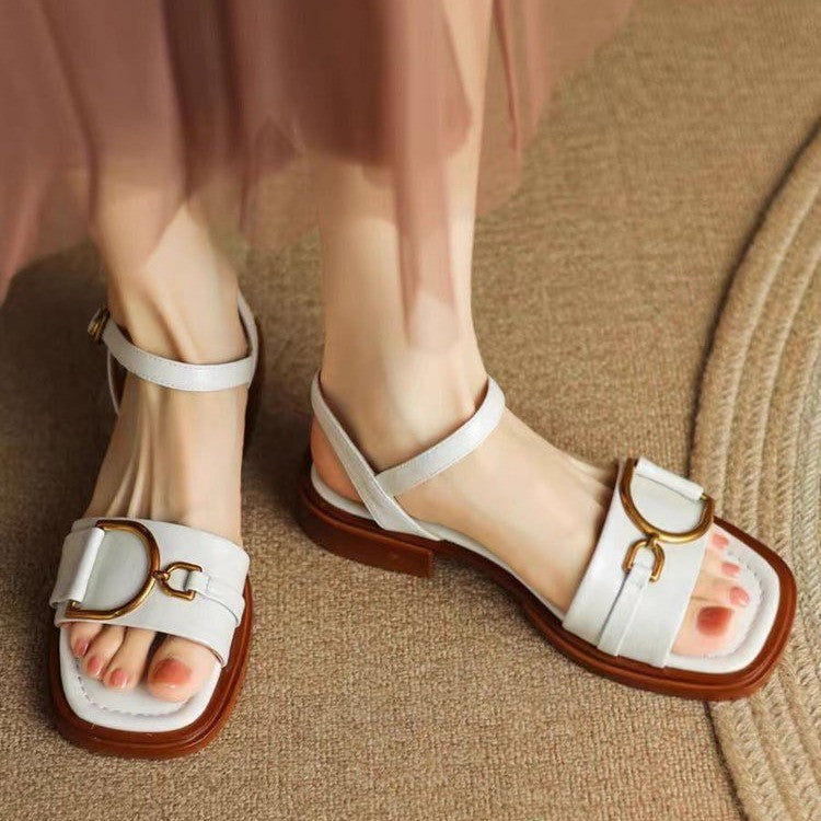 Women's Premium Thick-soled Leather All-match Sandals