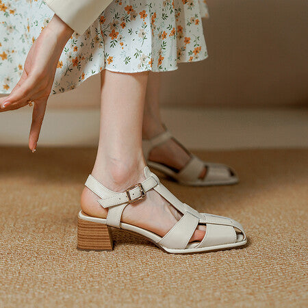 Premium Roman Style Hollow-out Women's Sandals