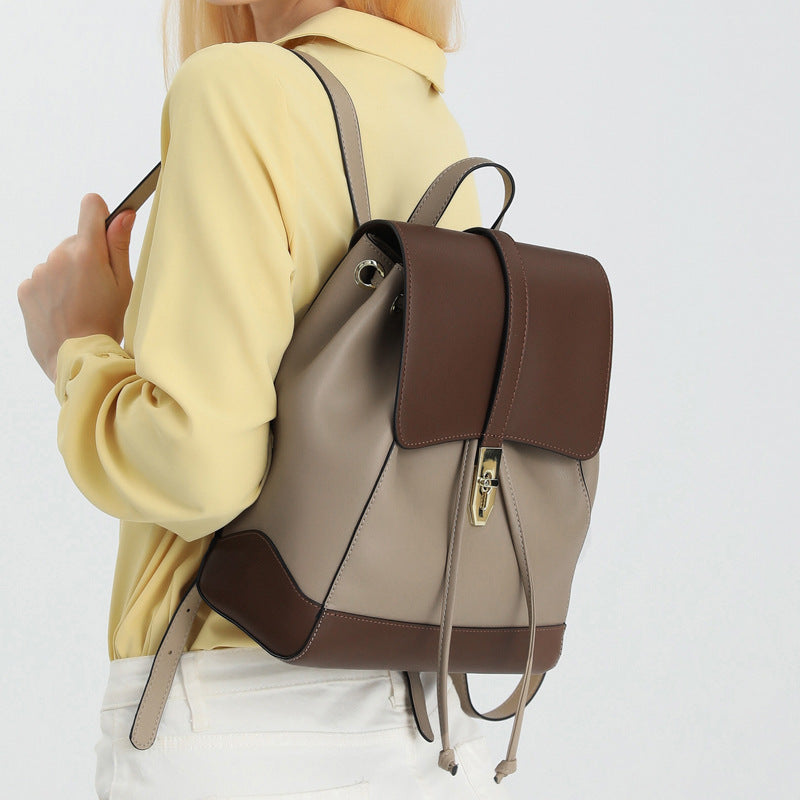 Genuine Leather Backpack For Women