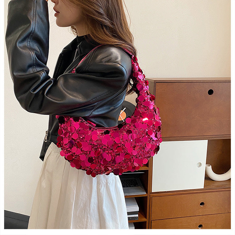 Colorful Sequins Dinner Party Bag For Women