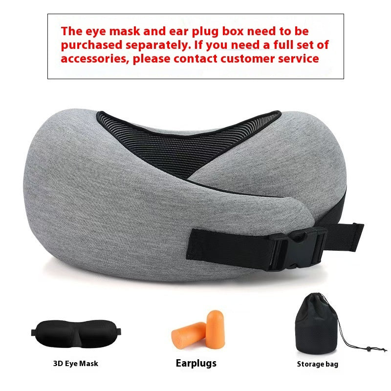 Adjustable Soft Memory Foam Travel Neck Pillow
