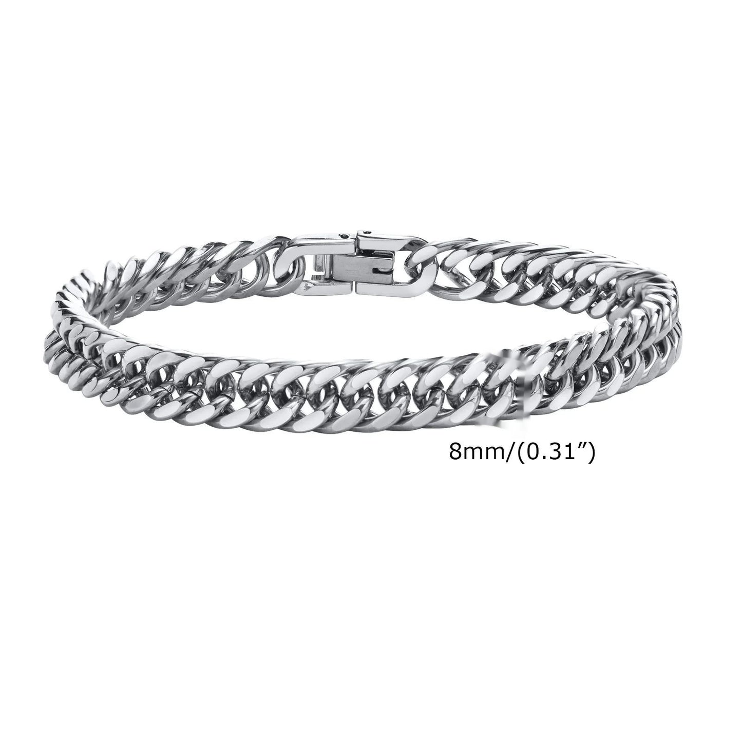 Men's Heavy Duty Stainless Steel Cuban Bracelet