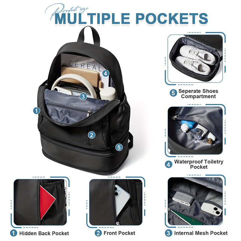 Waterproof Gym Fitness Travel Backpack For Men And Women