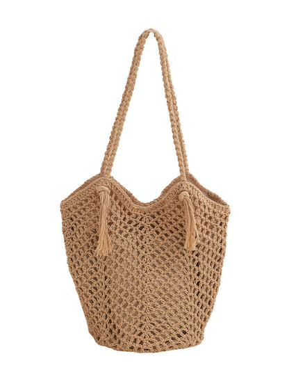 Handmade One-shoulder Bag For Leisure Beach Vacation