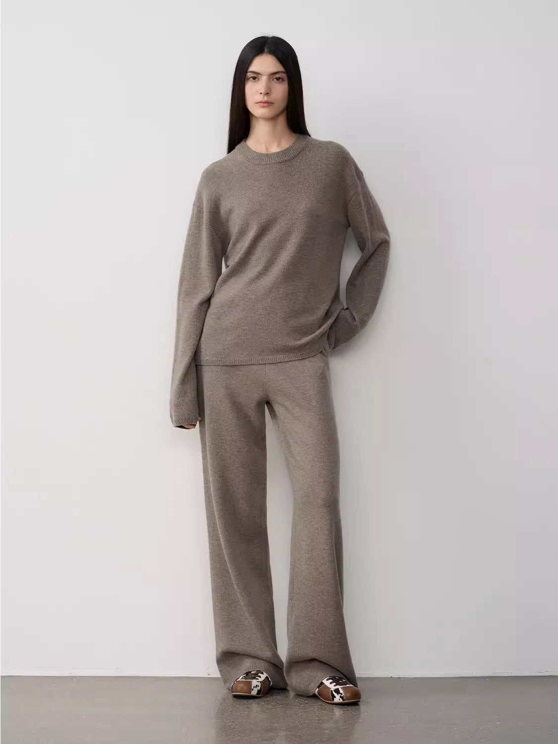 "Fall Winter Mischief" Basalan Merino Wool Knit Set For Women