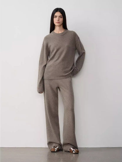 "Fall Winter Mischief" Basalan Merino Wool Knit Set For Women