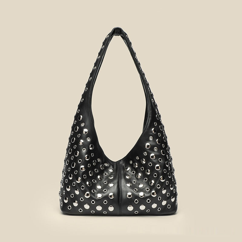 Trendy Cool Dot Rivet Shoulder Bag For Women