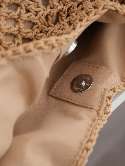 Handmade One-shoulder Bag For Leisure Beach Vacation