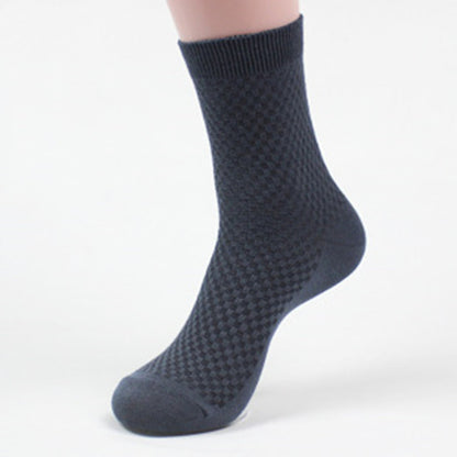 1pcs/ 5pcs/10pcs Men's Bamboo Fiber Socks