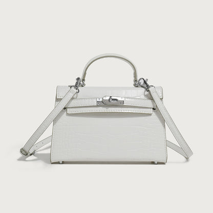 Elegant Minimalist PU Leather Handbag Crossbody Bag For Women