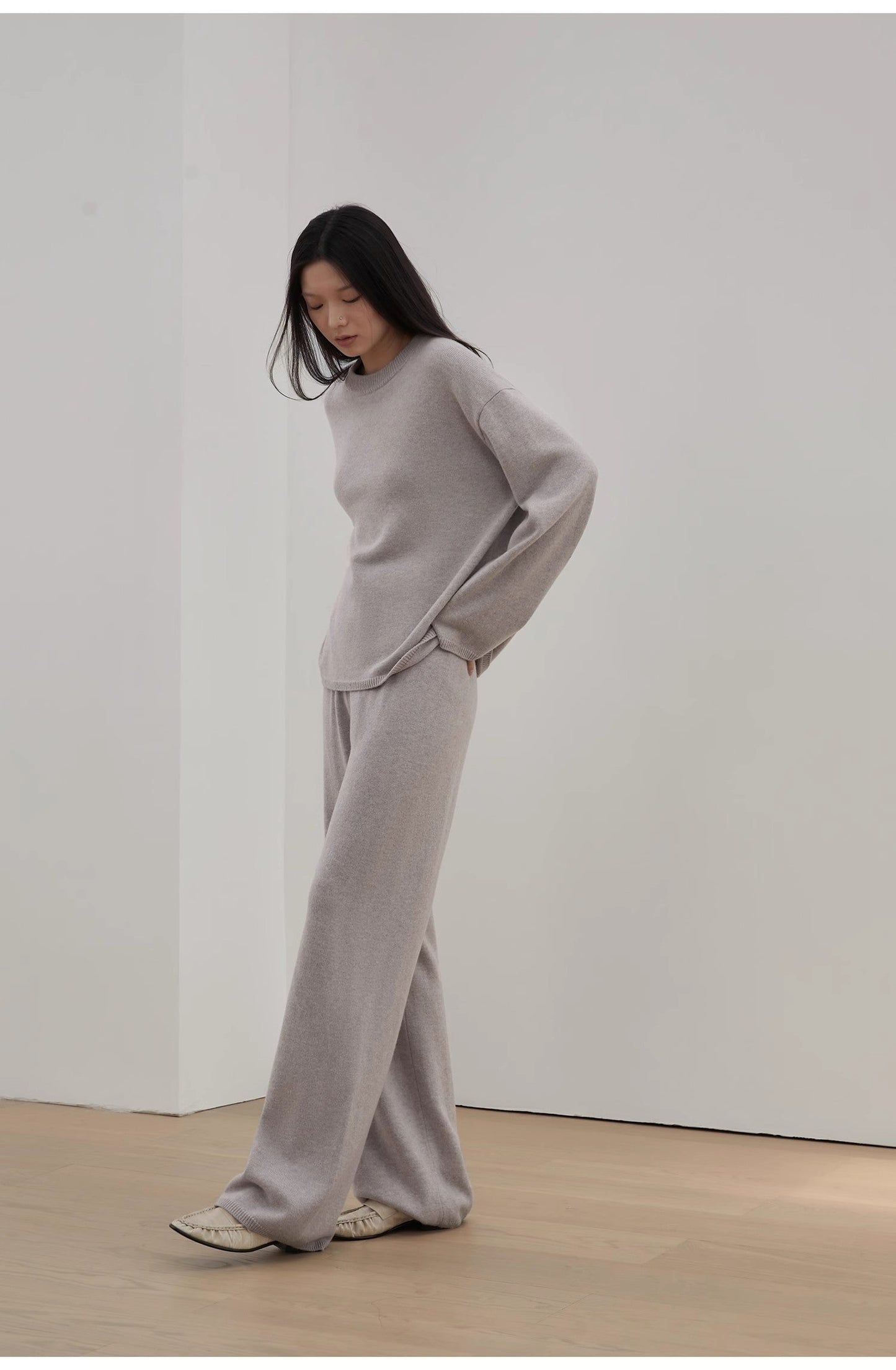 "Fall Winter Mischief" Basalan Merino Wool Knit Set For Women