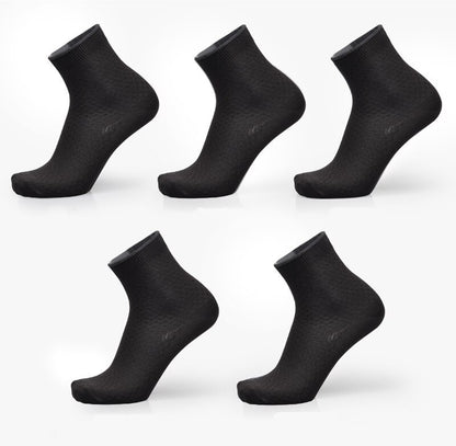 1pcs/ 5pcs/10pcs Men's Bamboo Fiber Socks