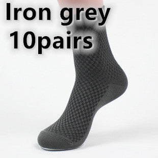 1pcs/ 5pcs/10pcs Men's Bamboo Fiber Socks