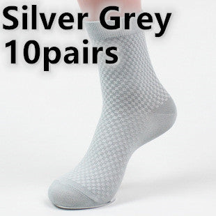 1pcs/ 5pcs/10pcs Men's Bamboo Fiber Socks