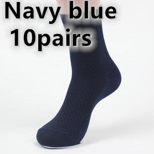 1pcs/ 5pcs/10pcs Men's Bamboo Fiber Socks
