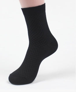 1pcs/ 5pcs/10pcs Men's Bamboo Fiber Socks