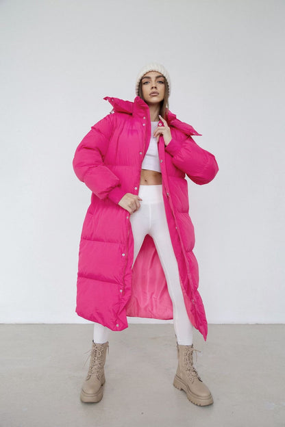Women's Casual Autumn And Winter Long Loose-fitting Jacket