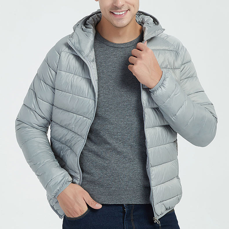 Men's Portable Lightweight Hooded Jacket