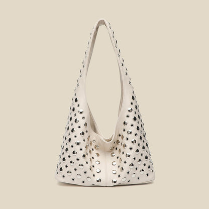 Trendy Cool Dot Rivet Shoulder Bag For Women