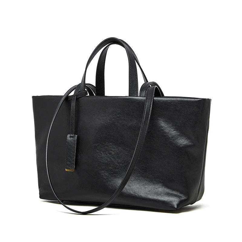 Genuine Leather Retro Underarm Bag One Shoulder For Women