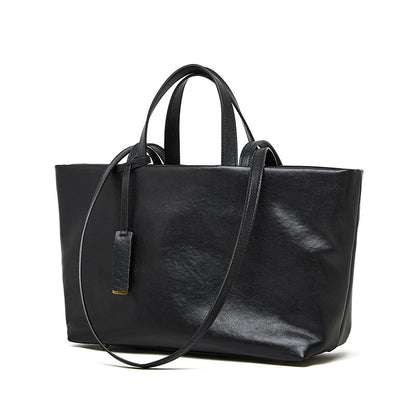 Genuine Leather Retro Underarm Bag One Shoulder For Women