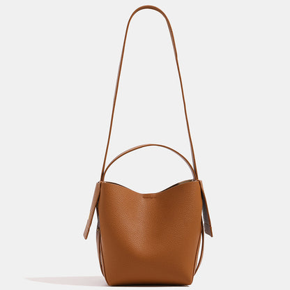 Simple Vintage Women Leather Handbag