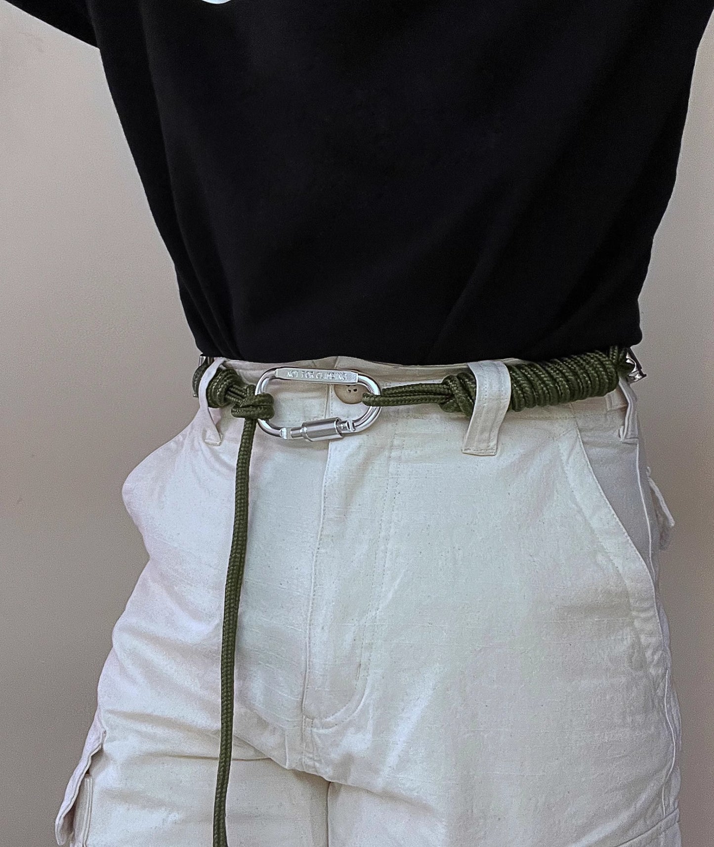 Metal Braiding String Unisex Pant Belt