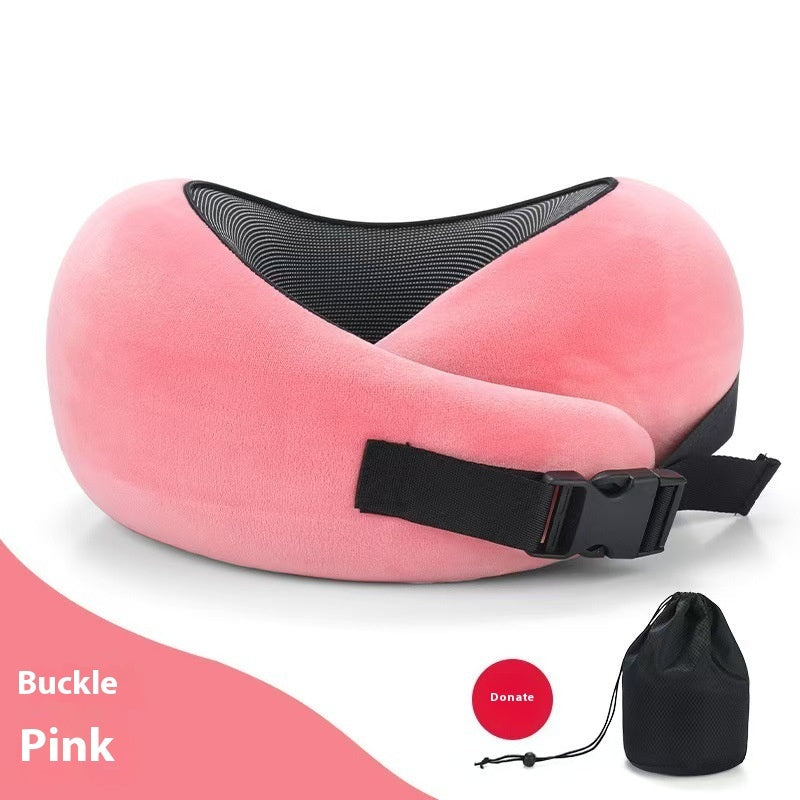 Adjustable Soft Memory Foam Travel Neck Pillow