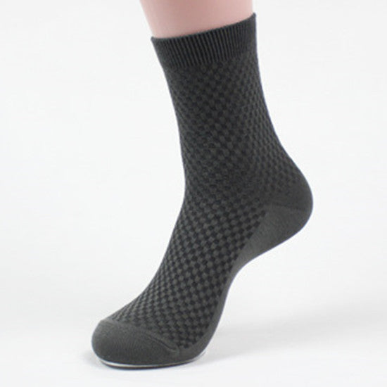 1pcs/ 5pcs/10pcs Men's Bamboo Fiber Socks