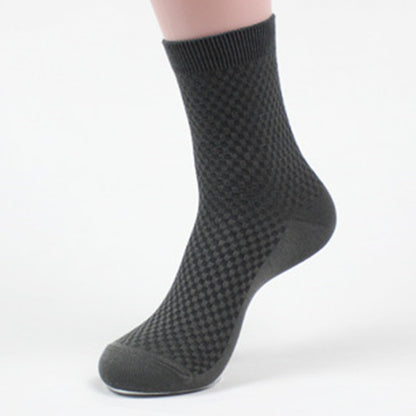 1pcs/ 5pcs/10pcs Men's Bamboo Fiber Socks