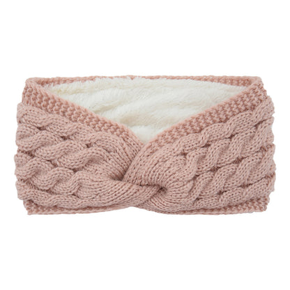 Knitted Cross Twist Headband
