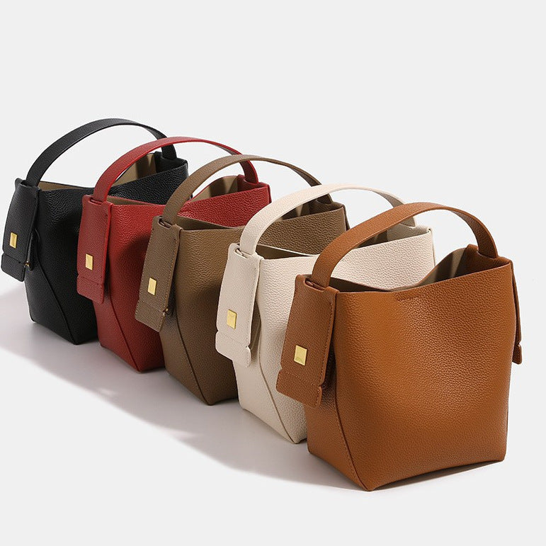 Simple Vintage Women Leather Handbag