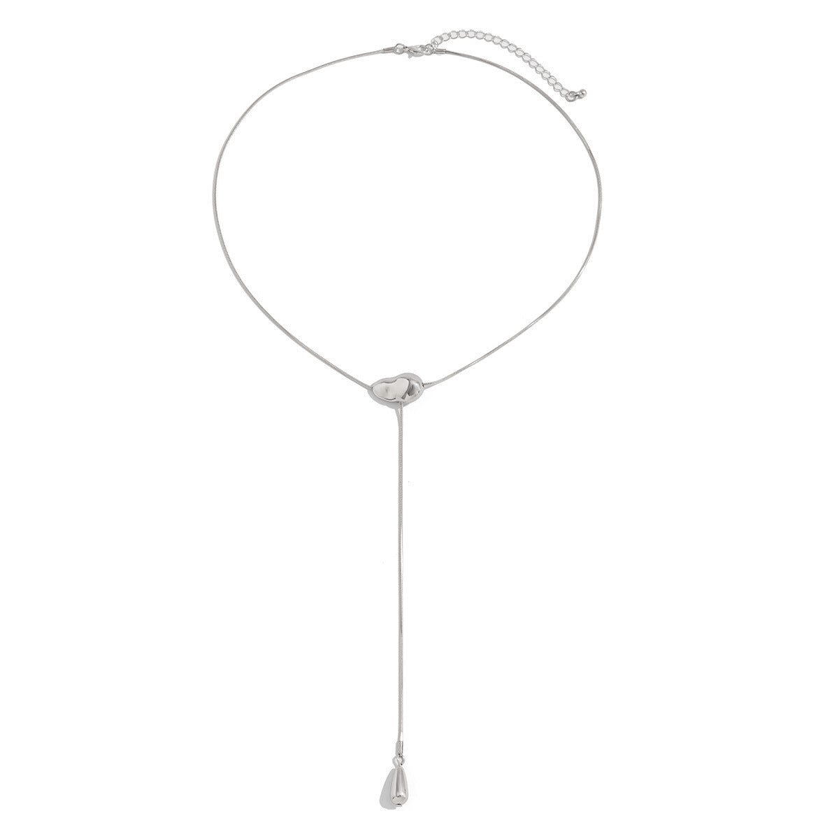 Classy CCB Water Drop Pendant Necklace