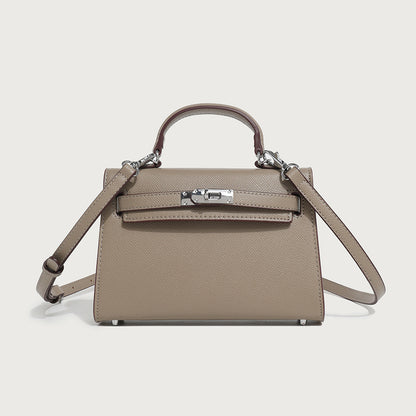 Elegant Minimalist PU Leather Handbag Crossbody Bag For Women