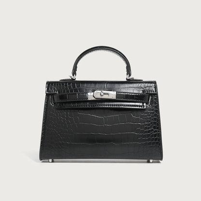 Elegant Minimalist PU Leather Handbag Crossbody Bag For Women