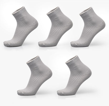 1pcs/ 5pcs/10pcs Men's Bamboo Fiber Socks