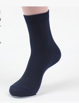 1pcs/ 5pcs/10pcs Men's Bamboo Fiber Socks