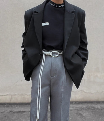 Metal Braiding String Unisex Pant Belt