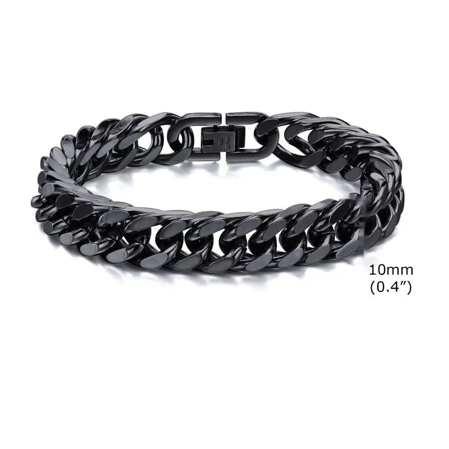 Men's Heavy Duty Stainless Steel Cuban Bracelet