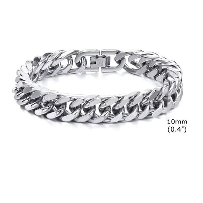 Men's Heavy Duty Stainless Steel Cuban Bracelet