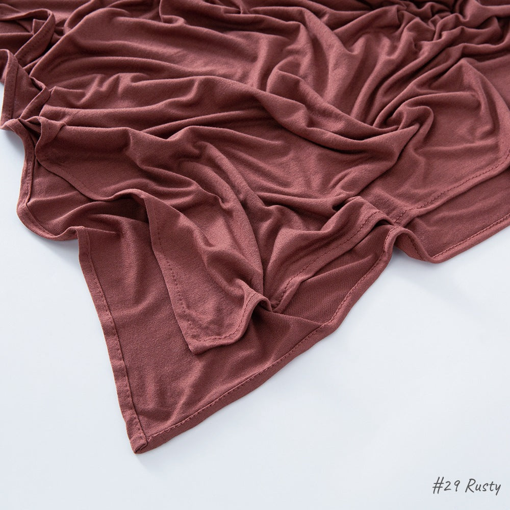 Modal Curling Mercerized Cotton Scarf Shawl