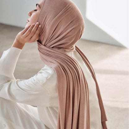 Modal Curling Mercerized Cotton Scarf Shawl